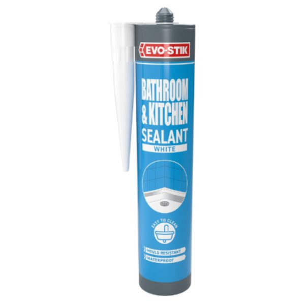 evo stik diy uk bathroom kitchen sealant white product image