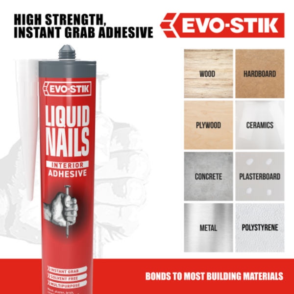 evo stik diy uk liquid nails interior product image