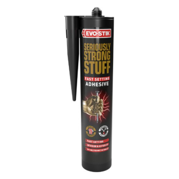 evo stik diy uk seriously strong stuff fast setting adhesive white product image