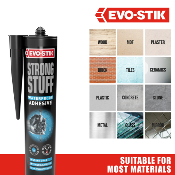 evostik uk strong stuff waterproof adhesive product image