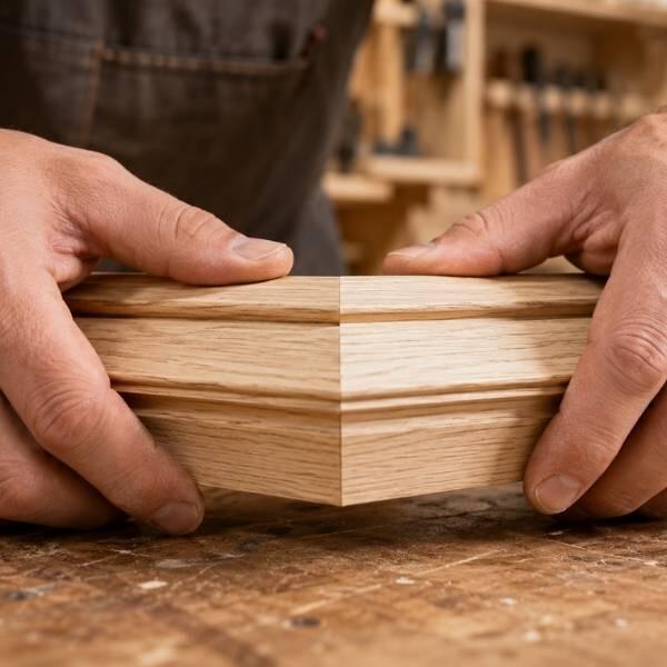 How to glue mitre joints step 3
