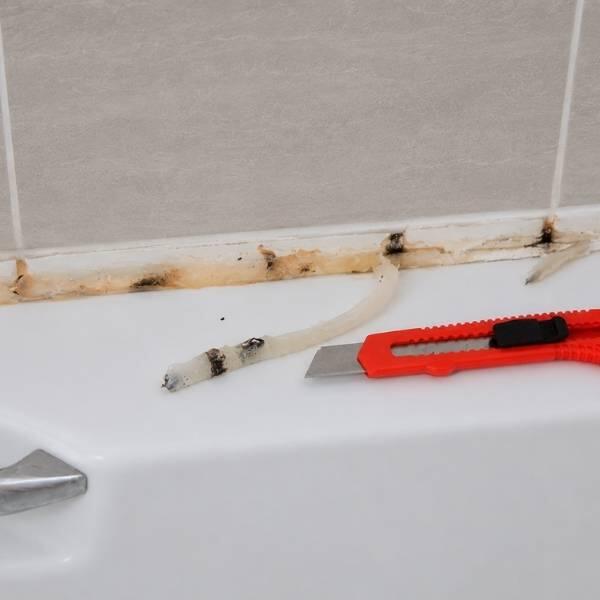 UK How to remove silicone sealant step 2