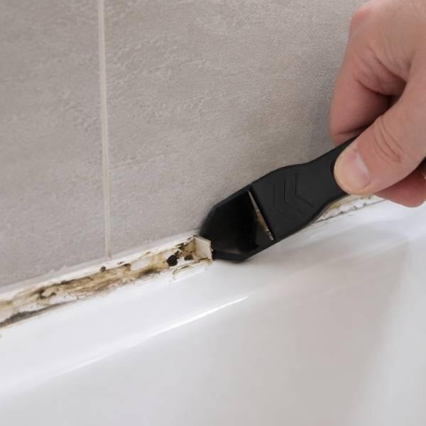 UK How to remove silicone sealant step 3