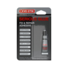 EVO-STIK Serious Glue Fix and Repair Adhesive retail packaging with 3g adhesive tube